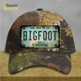 Bigfoot New Hampshire Novelty License Plate Hat Tag Cotton / Camoflauge