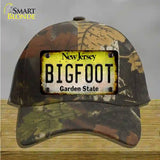 Bigfoot New Jersey Novelty License Plate Hat Tag Cotton / Camoflauge