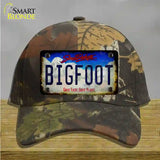 Bigfoot South Dakota Novelty License Plate Hat Tag Cotton / Camoflauge