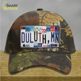 Duluth MN Strip Art Novelty License Plate Hat Tag Cotton / Camoflauge