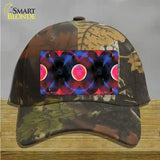 Red Purple Nova Novelty License Plate Hat Cotton / Camoflauge