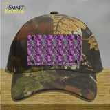 Purple Vortex Novelty License Plate Hat Cotton / Camoflauge