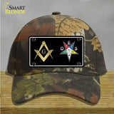 Free Mason OES Novelty License Plate Hat Cotton / Camoflauge