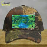 Psychedelic Electric Jelly Fish Novelty License Plate Hat Cotton / Camoflauge