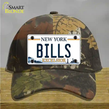 Bills New York Excelsior Novelty License Plate Hat Cotton / Camoflauge