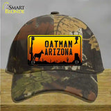 Oatman Arizona Scenic Background Novelty License Plate Hat Cotton / Camoflauge