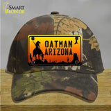 Oatman End Of Trail Arizona Scenic Background Novelty License Plate Hat Cotton / Camoflauge