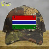 Gambia Flag Novelty License Plate Hat Cotton / Camoflauge