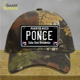 Ponce Puerto Rico Black Novelty License Plate Hat Cotton / Camoflauge