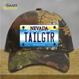 Tailgtr Nevada Novelty License Plate Hat Cotton / Camoflauge