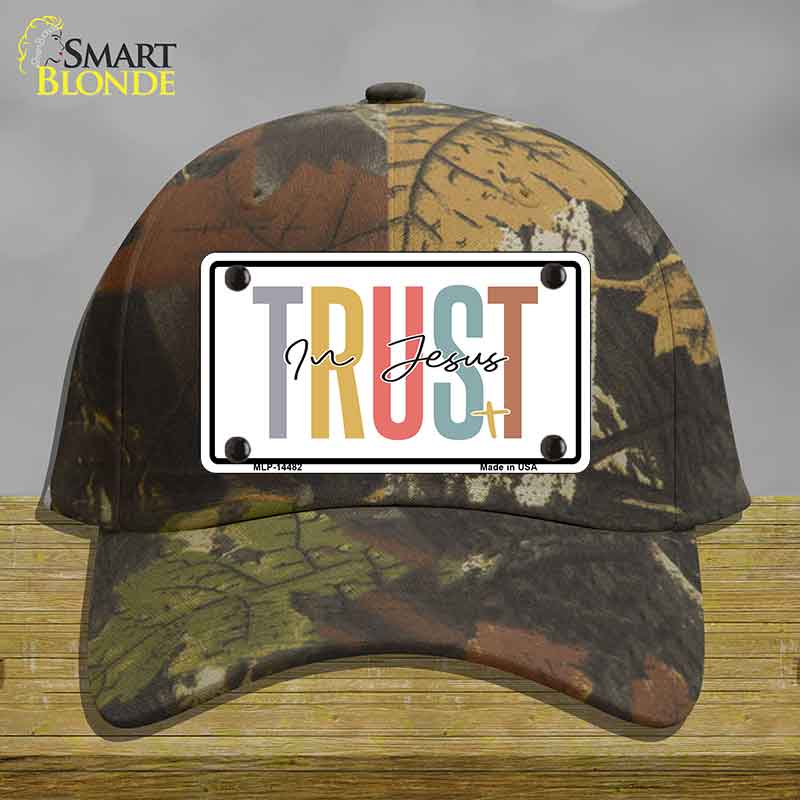 Trust In Jesus Novelty License Plate Hat HAT-MLP-14482