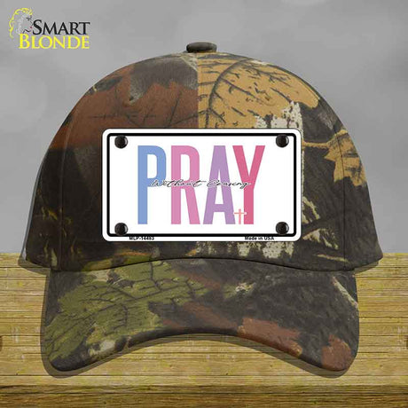 Pray Without Ceasing Novelty License Plate Hat HAT-MLP-14483