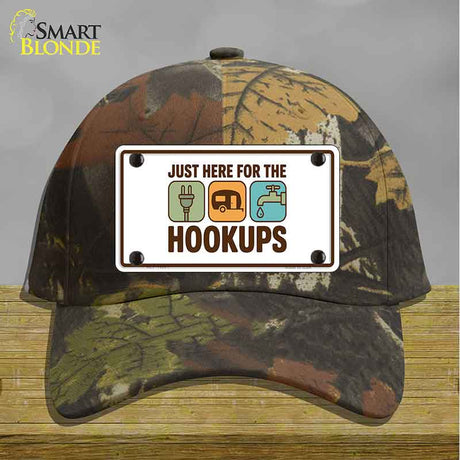 Just Here for the Hookups Novelty License Plate Hat HAT-MLP-14531
