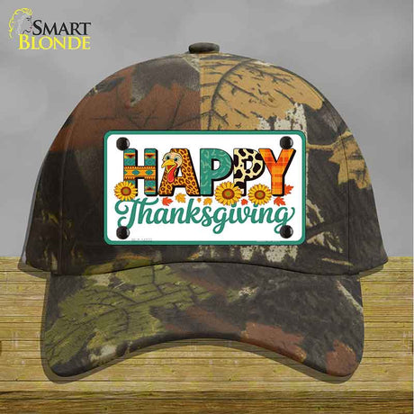 Happy Thanksgiving Novelty License Plate Hat HAT-MLP-14532