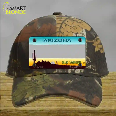 Arizona Gray State Blank Novelty License Plate Hat Camo Cotton