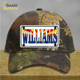 Williams Arizona Flag White Novelty License Plate Hat Cotton / Camoflauge