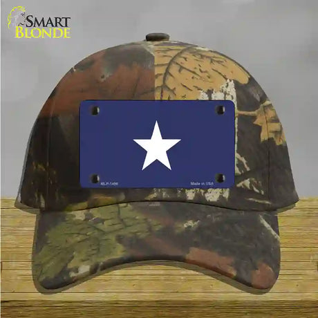 Bonnie Blue Flag Novelty License Plate Hat Cotton / Camoflauge