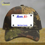 Alberta Novelty License Plate Hat Cotton / Camoflauge