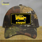 Carpul Novelty License Plate Hat Cotton / Camoflauge