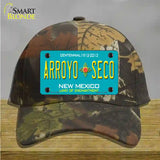 Arroyo Seco New Mexico Novelty License Plate Hat Cotton / Camoflauge