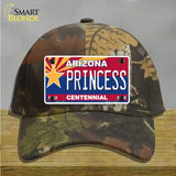 Arizona Centennial Princess Novelty License Plate Hat Cotton / Camoflauge