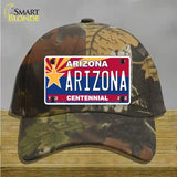 Arizona Centennial Arizona Novelty License Plate Hat Cotton / Camoflauge