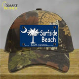 Surf Side Beach Novelty License Plate Hat Cotton / Camoflauge