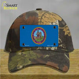 Chickasaw Nation Flag Novelty License Plate Hat Cotton / Camoflauge