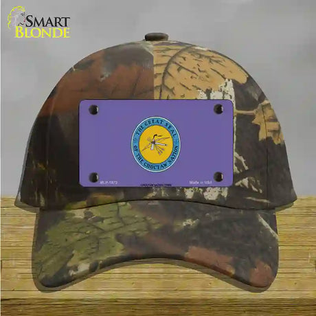 Choctaw Nation Flag Novelty License Plate Hat Cotton / Camoflauge