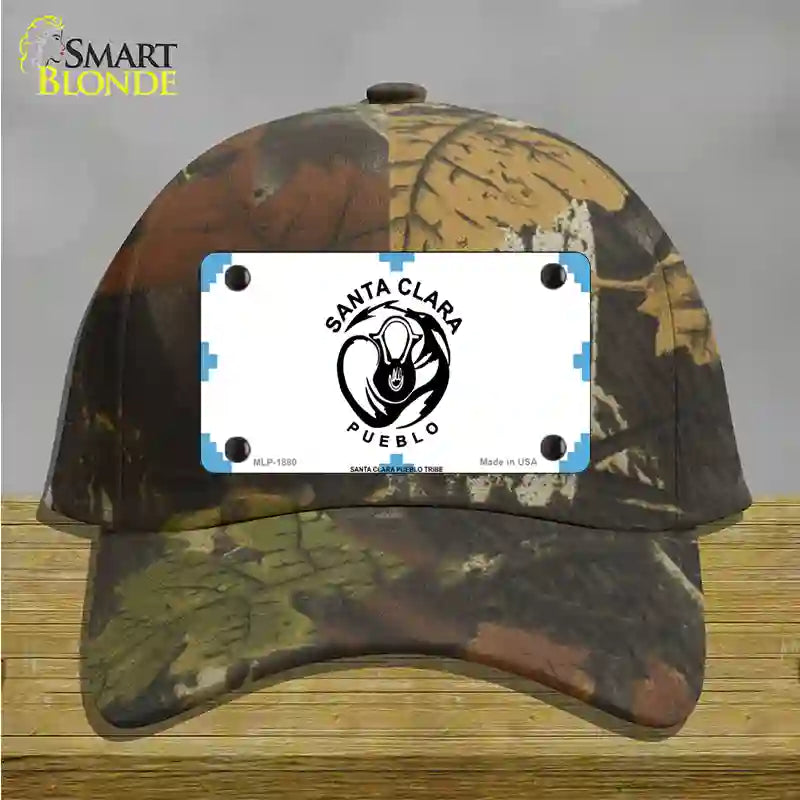 Santa Clara Pueblo Flag Novelty License Plate Hat Cotton / Camoflauge