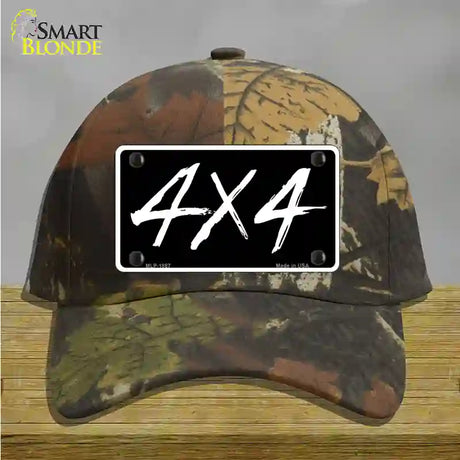 4x4 Novelty License Plate Hat Cotton / Camoflauge