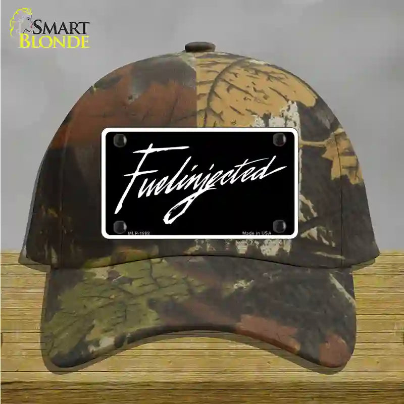 Fuelinjected Novelty License Plate Hat Cotton / Camoflauge