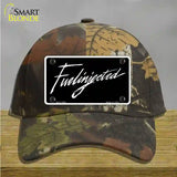 Fuelinjected Novelty License Plate Hat Cotton / Camoflauge