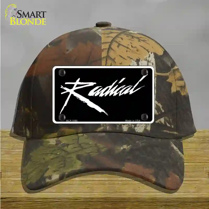 Radical Novelty License Plate Hat Cotton / Camoflauge