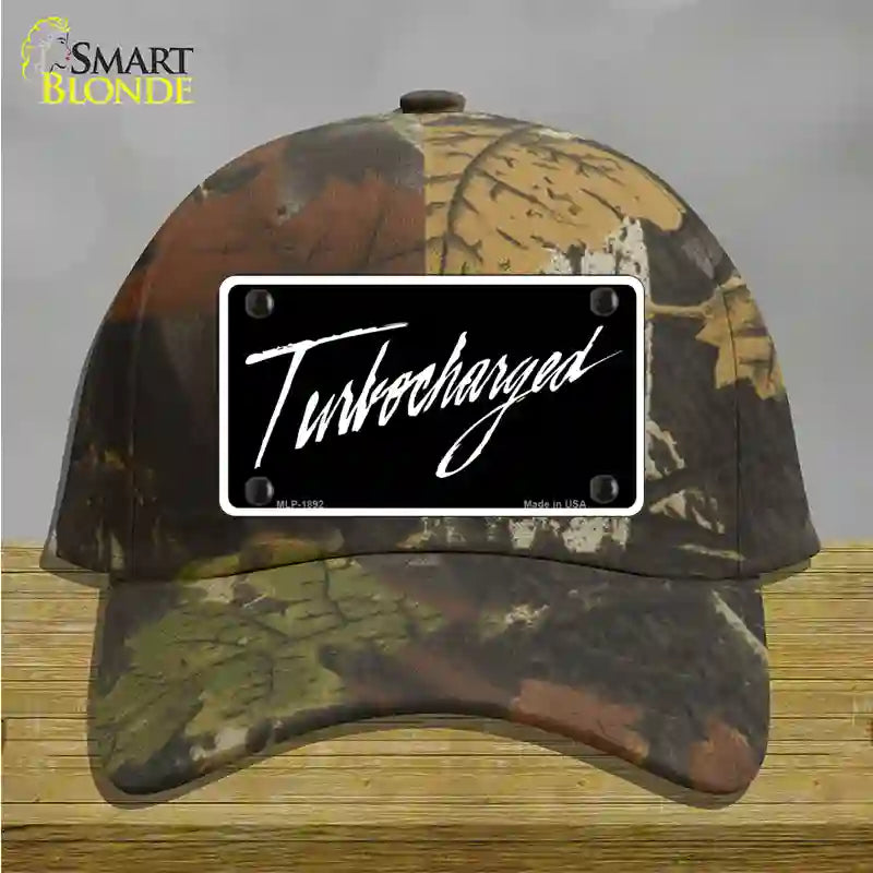 Turbocharged Novelty License Plate Hat Cotton / Camoflauge