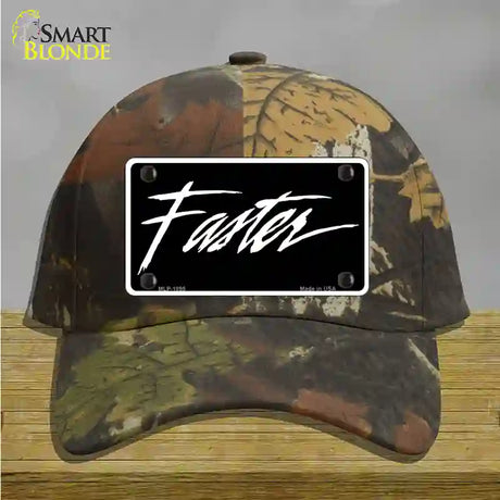 Faster Novelty License Plate Hat Cotton / Camoflauge