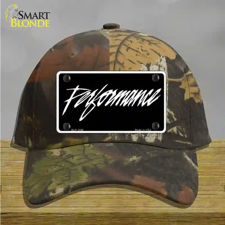 Performance Novelty License Plate Hat Cotton / Camoflauge