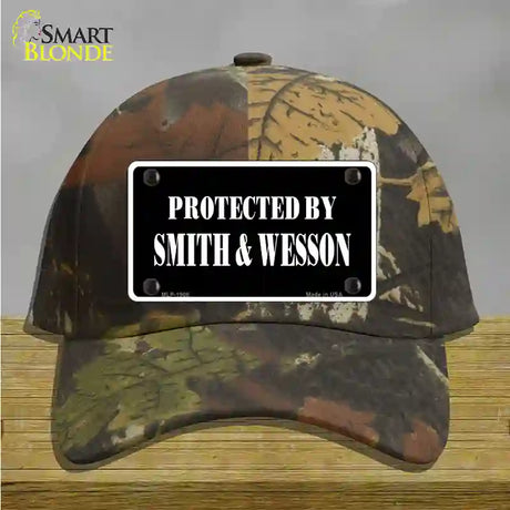 Smith And Wesson Novelty License Plate Hat Cotton / Camoflauge