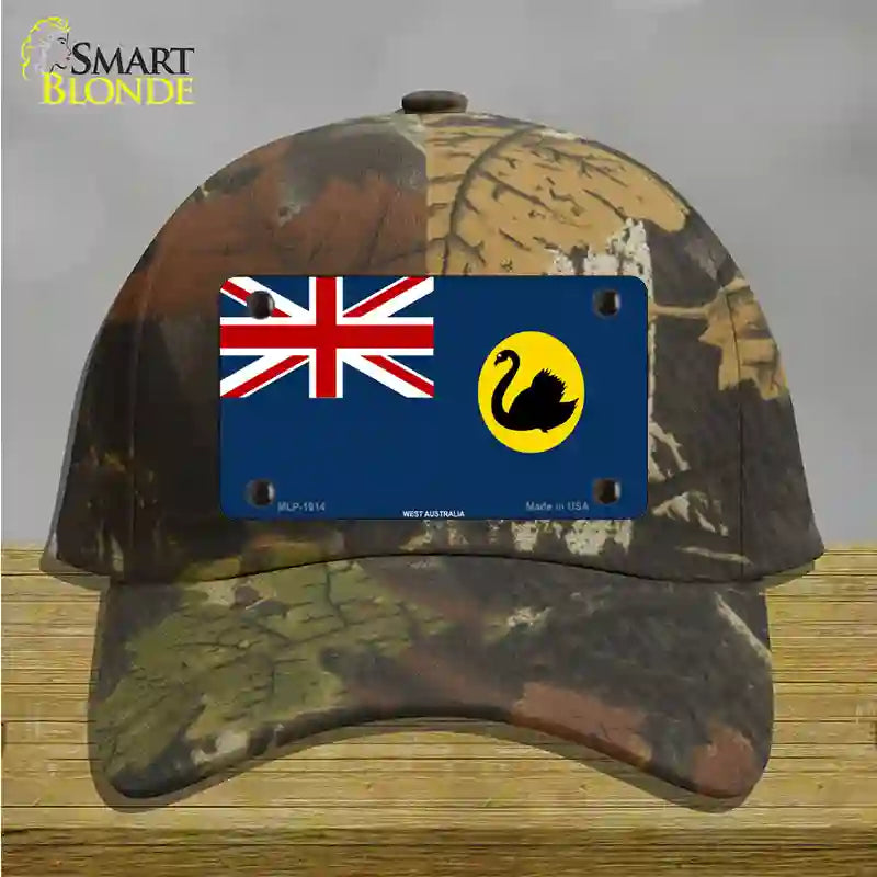 West Australia Flag Novelty License Plate Hat Cotton / Camoflauge