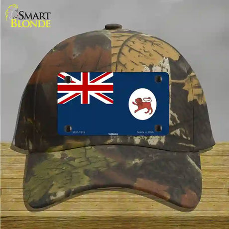 Tasmania Flag Novelty License Plate Hat Cotton / Camoflauge