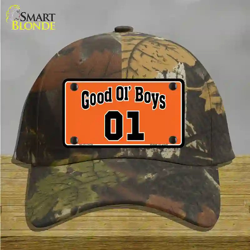 Good Ol Boys Novelty License Plate Hat Cotton / Camoflauge