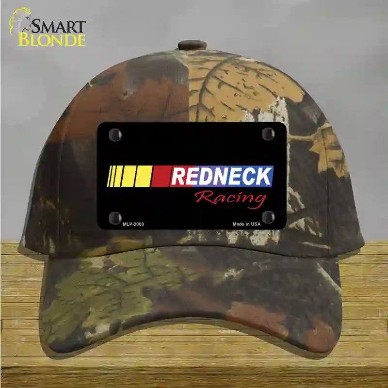 Redneck Racing Novelty License Plate Hat Cotton / Camoflauge