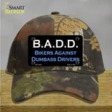 B.A.D.D. Novelty License Plate Hat Cotton / Camoflauge