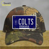 Colts Indiana State Novelty License Plate Hat Cotton / Camoflauge