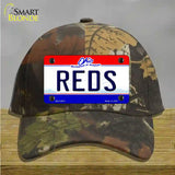 Reds Ohio State Novelty License Plate Hat Cotton / Camoflauge