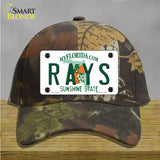 Rays Florida State Novelty License Plate Hat Cotton / Camoflauge