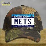 Mets New York State Novelty License Plate Hat Cotton / Camoflauge