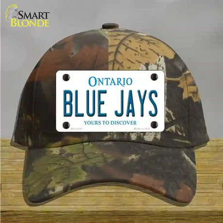 Blue Jays Toronto Canada Province Novelty License Plate Hat Cotton / Camoflauge