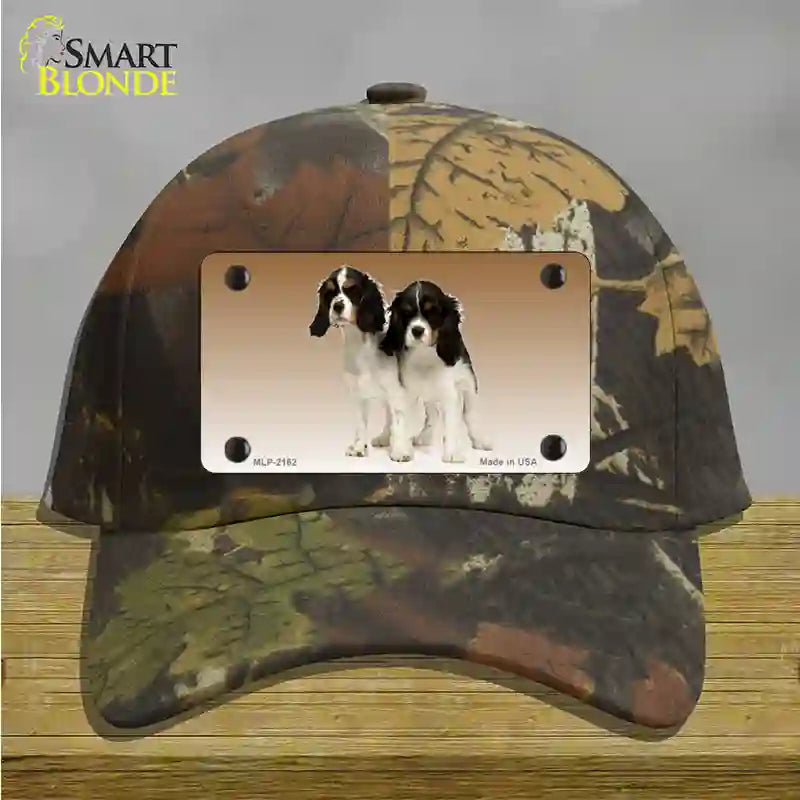 Cavalier King Charles Spaniel Dog Novelty License Plate Hat Cotton / Camoflauge