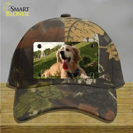 Cocker Spaniel Dog Novelty License Plate Hat Cotton / Camoflauge